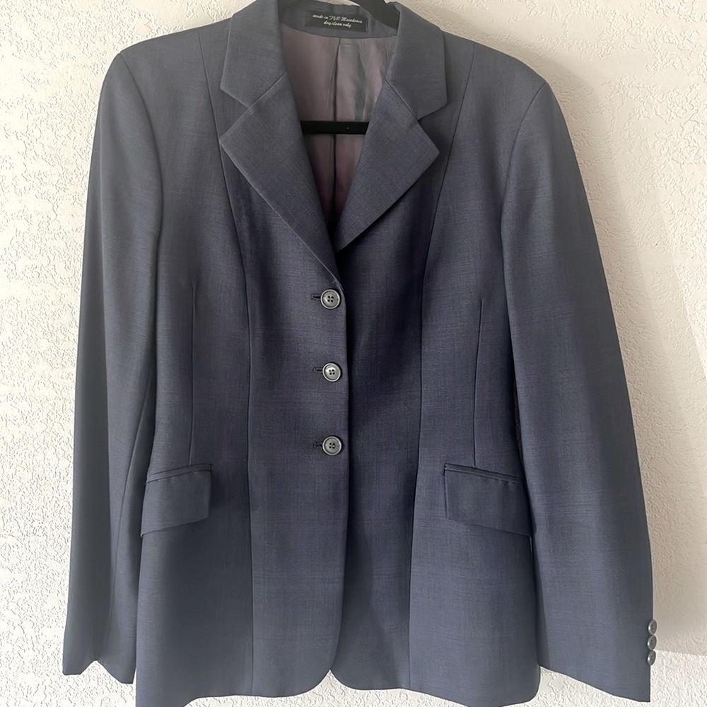 Rj Classic Platinum Wool Riding Jacket Womens Sz 8l B… - Gem